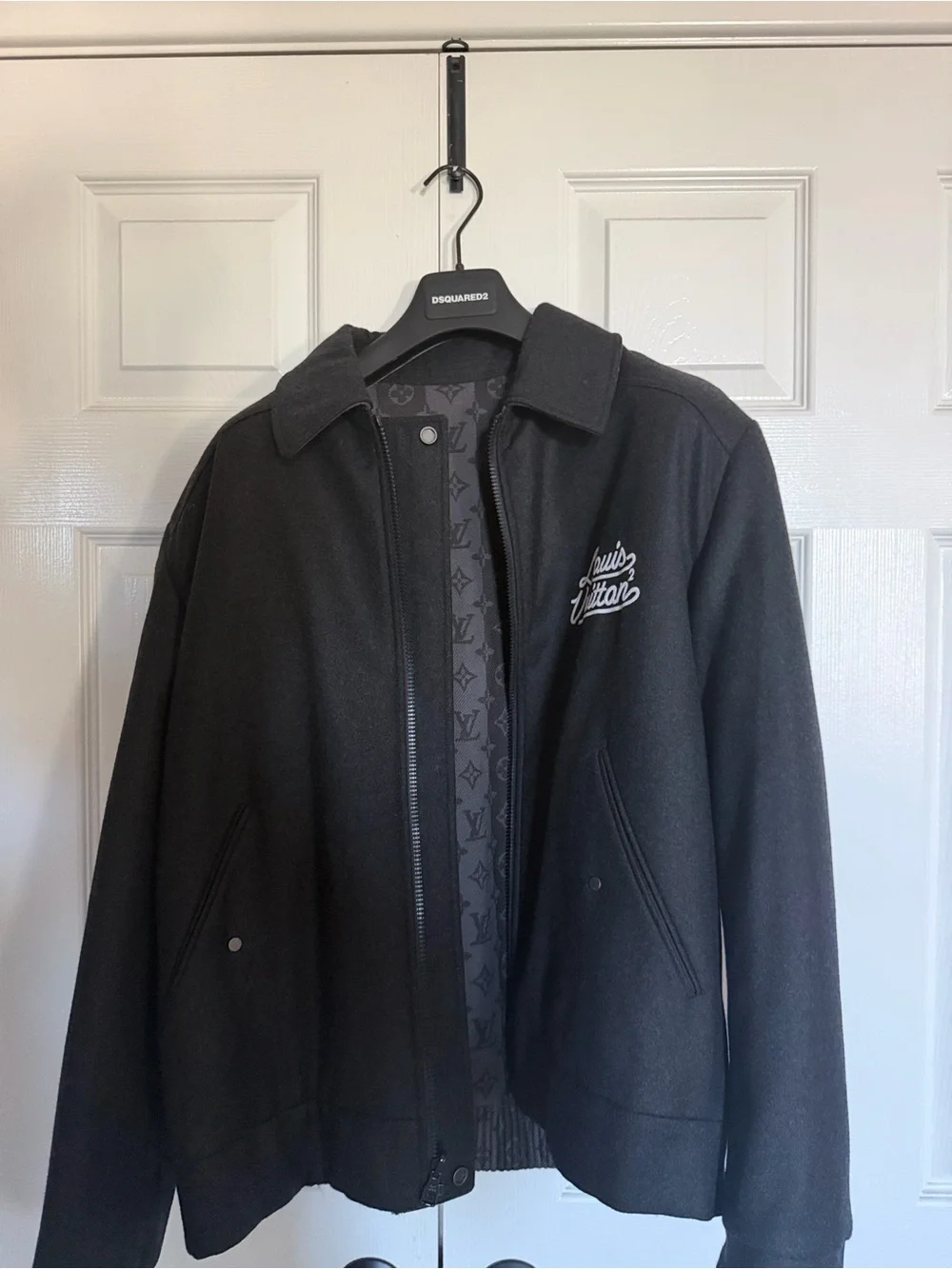 Louis Vuitton x Nigo Reversible Black Jacket